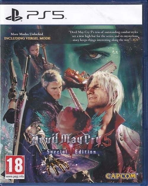 Devil May Cry 5 Special Edition - PS5 (A Grade) (Genbrug)